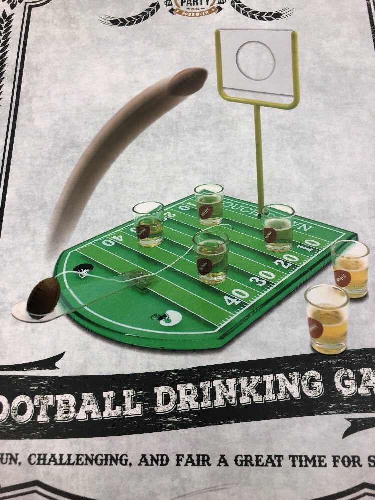 Holiday beer party football drinking game, Extremely Rare - Fast Shipping