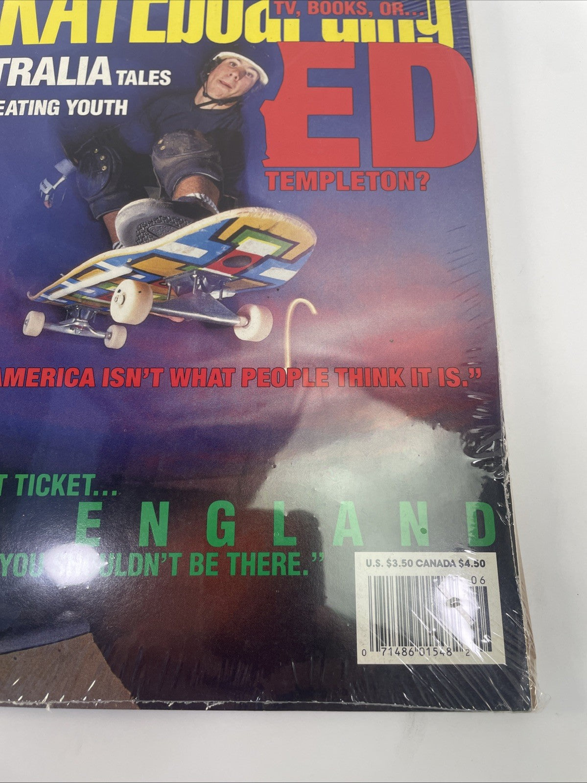 TRANSWORLD SKATEBOARDING MAGAZINE June 1991 Jordan Richter Ed Templeton