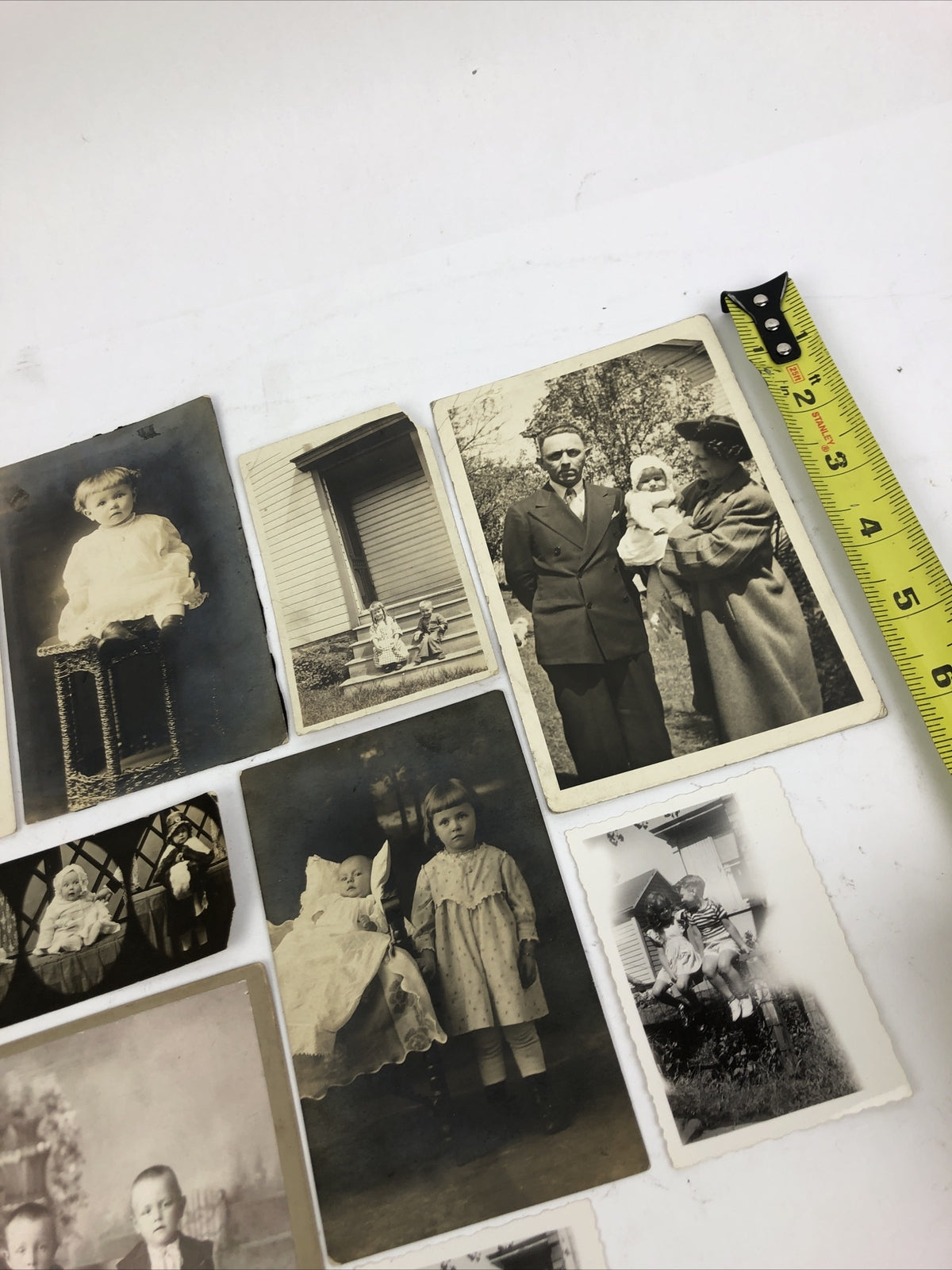 Antique Victorian Cabinet Cards Assorted Lot of 10- Young Women and Men - Baby