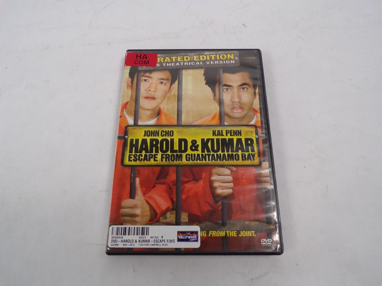 Harold & Kumar Escape From Guantanamo Bay John Cho Kal Penn Unrated DVD Movies