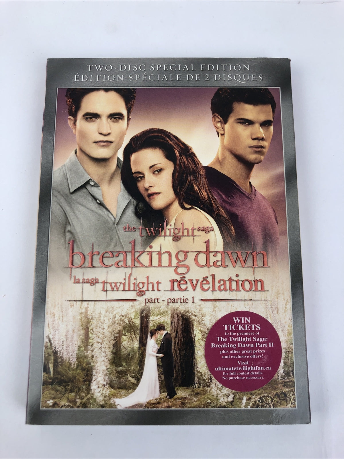 The Twilight Saga: Breaking Dawn - Part 1 (DVD, 2012, 2-Disc Set, Canadian) NEW