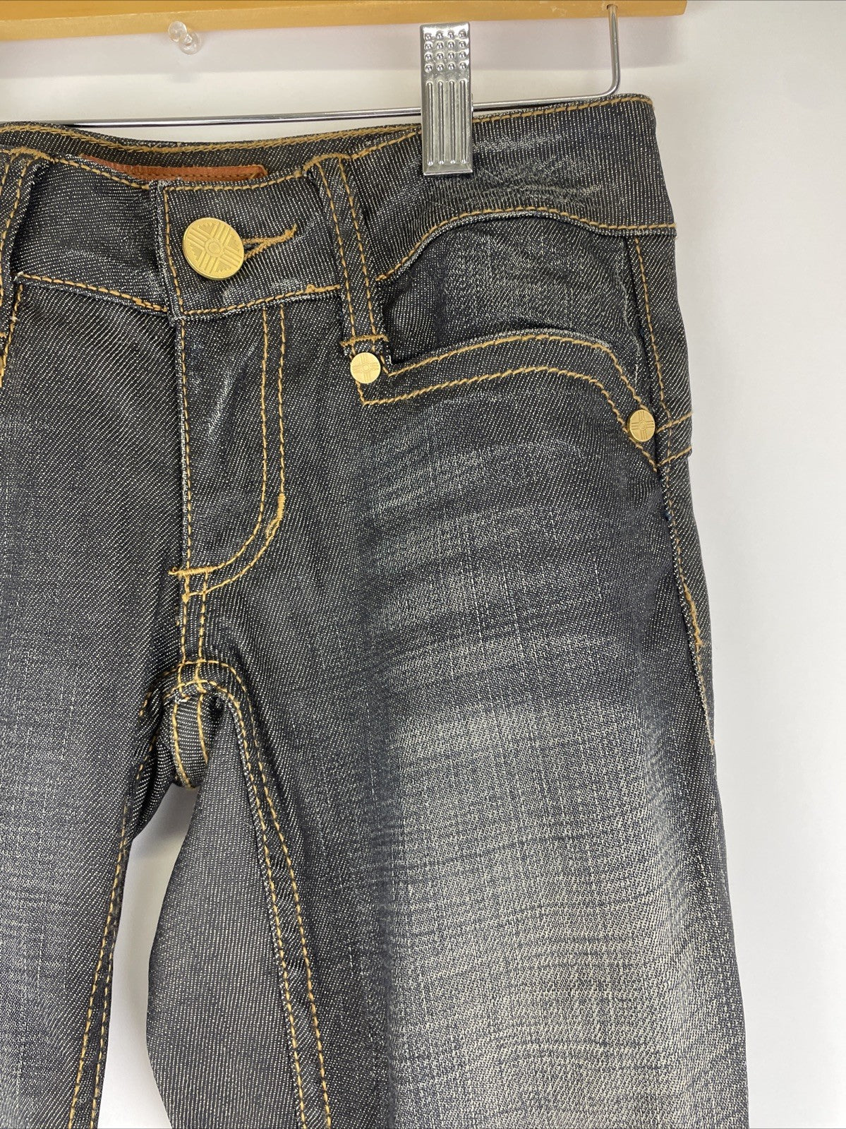 Desert Blue Premium Denim Legging Jeans Dark Rinse Women’s Low Rise - NWOT