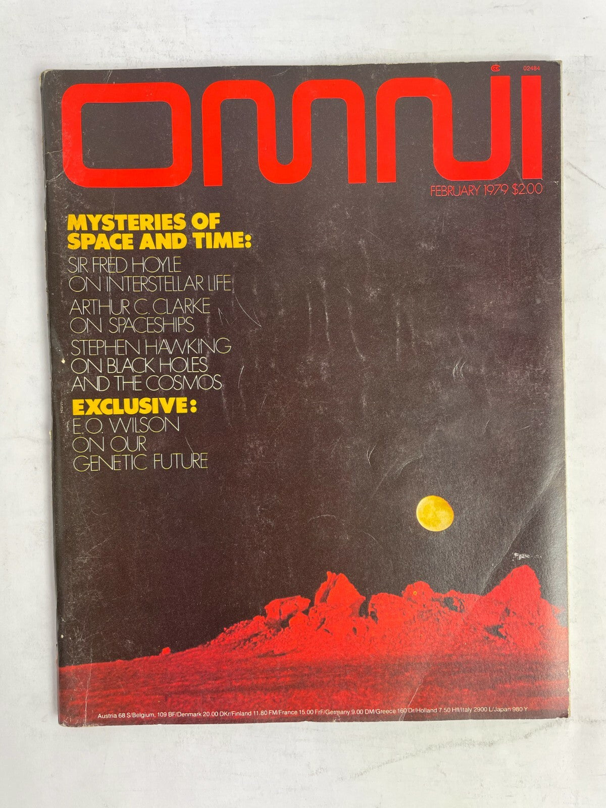 February 1979 Omni Magazine Mysteries Of Space And Time Exclusive EO WilsonHoles