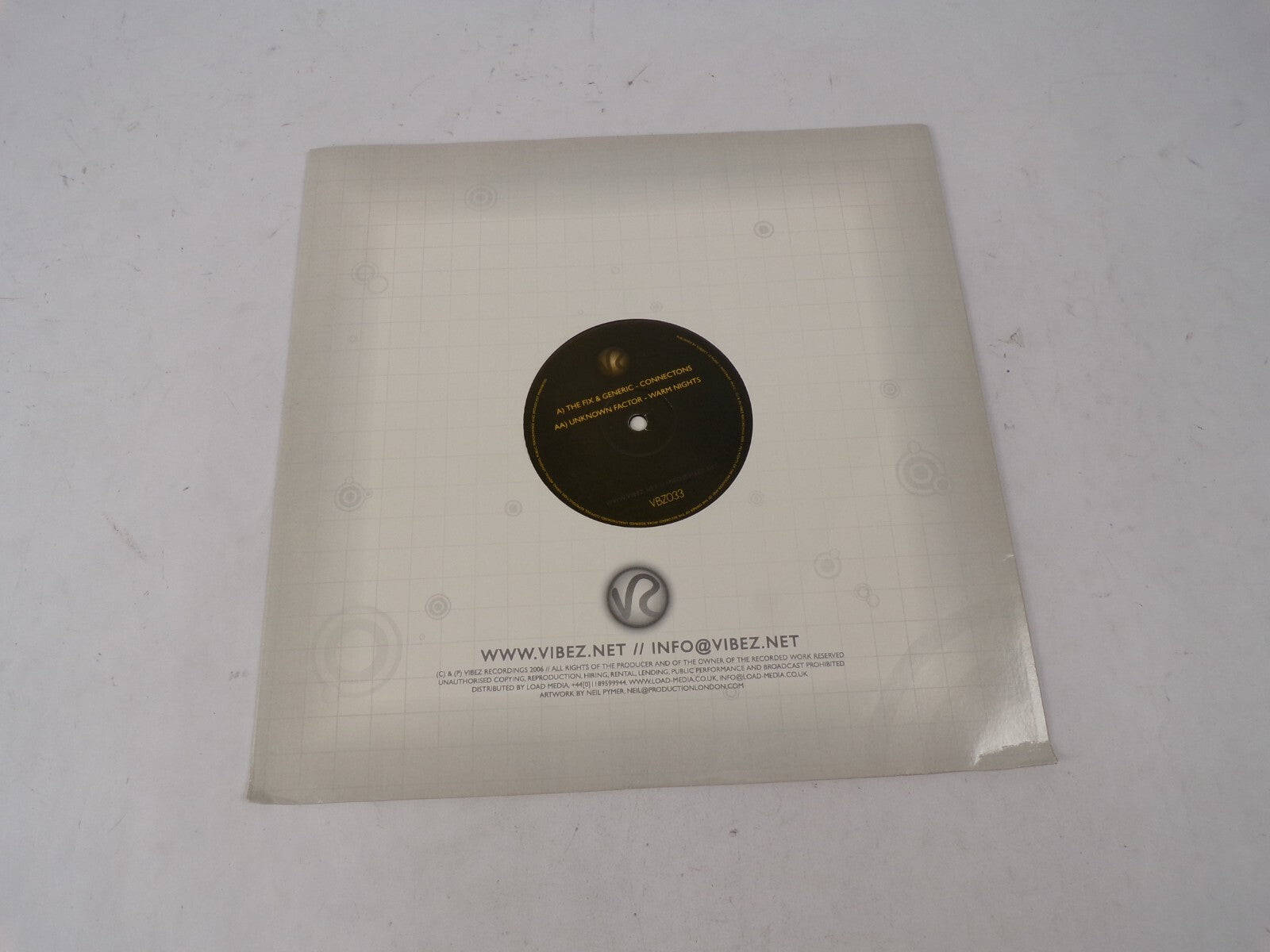 Vibez Recordings The Fix & Generic Connections Warm Nights Vinyl Record