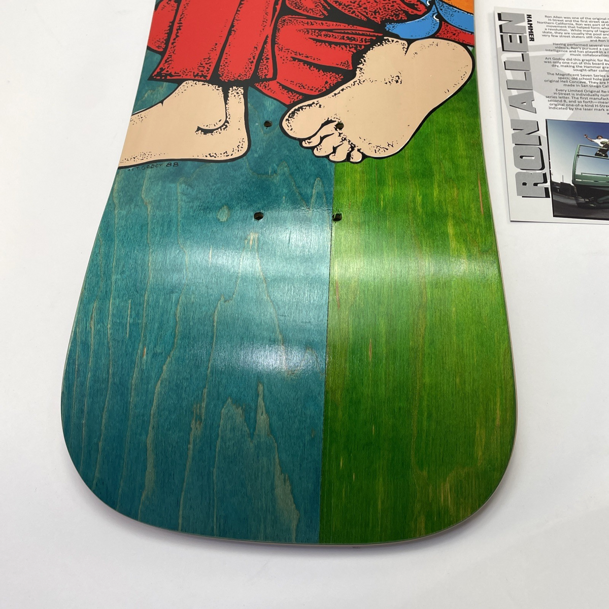 RON ALLEN "INSANE" RE-Issue Deck H-Street Skateboards Watson Laminates 15 / 166