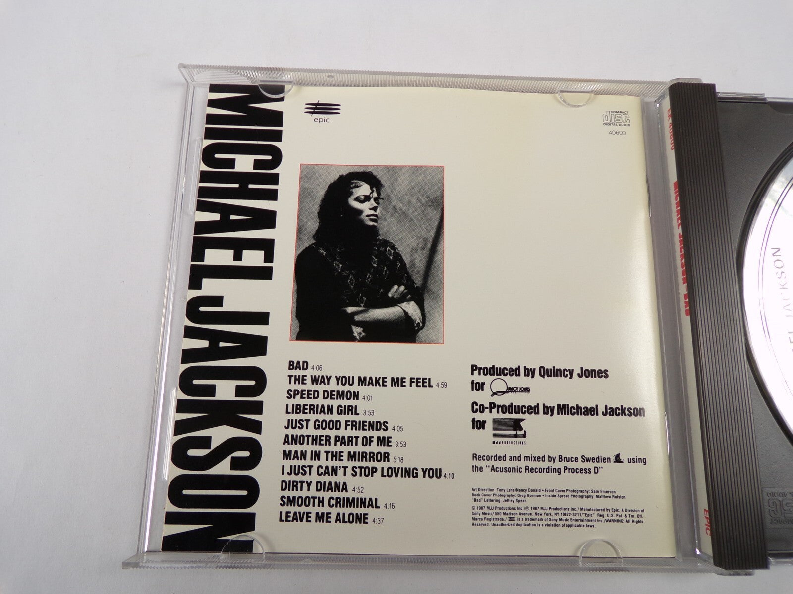 Michael Jackson Bad Speed Demon Liberian Girl Dirty Diana Leave Me Alone CD#58