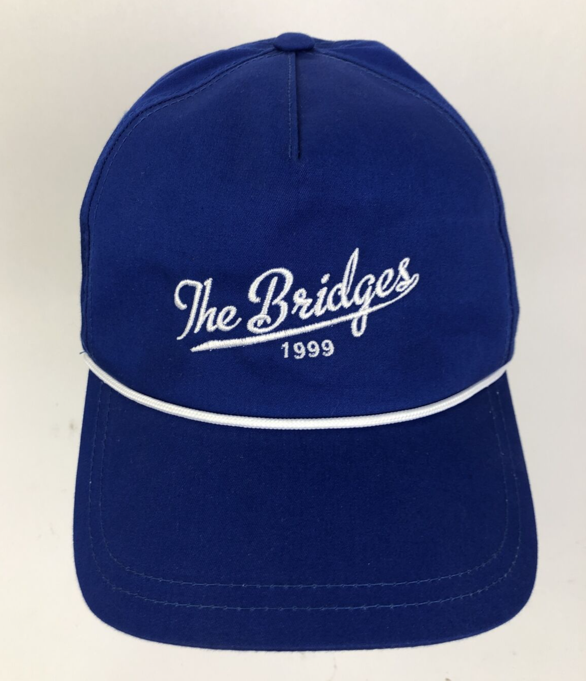 Vintage 1999 The Bridges Golf Course blue cotton embroidered adjustable hat cap