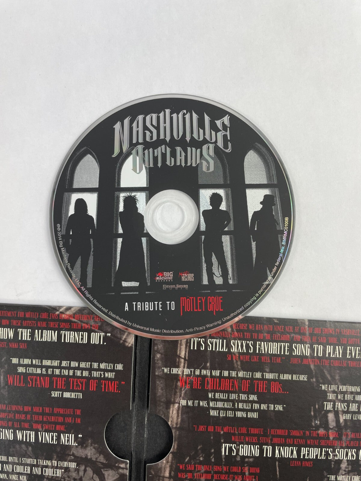 Nashville A Tribute To Motley Crue Outlaws Kickstart My Heart If I Die TommCD#72