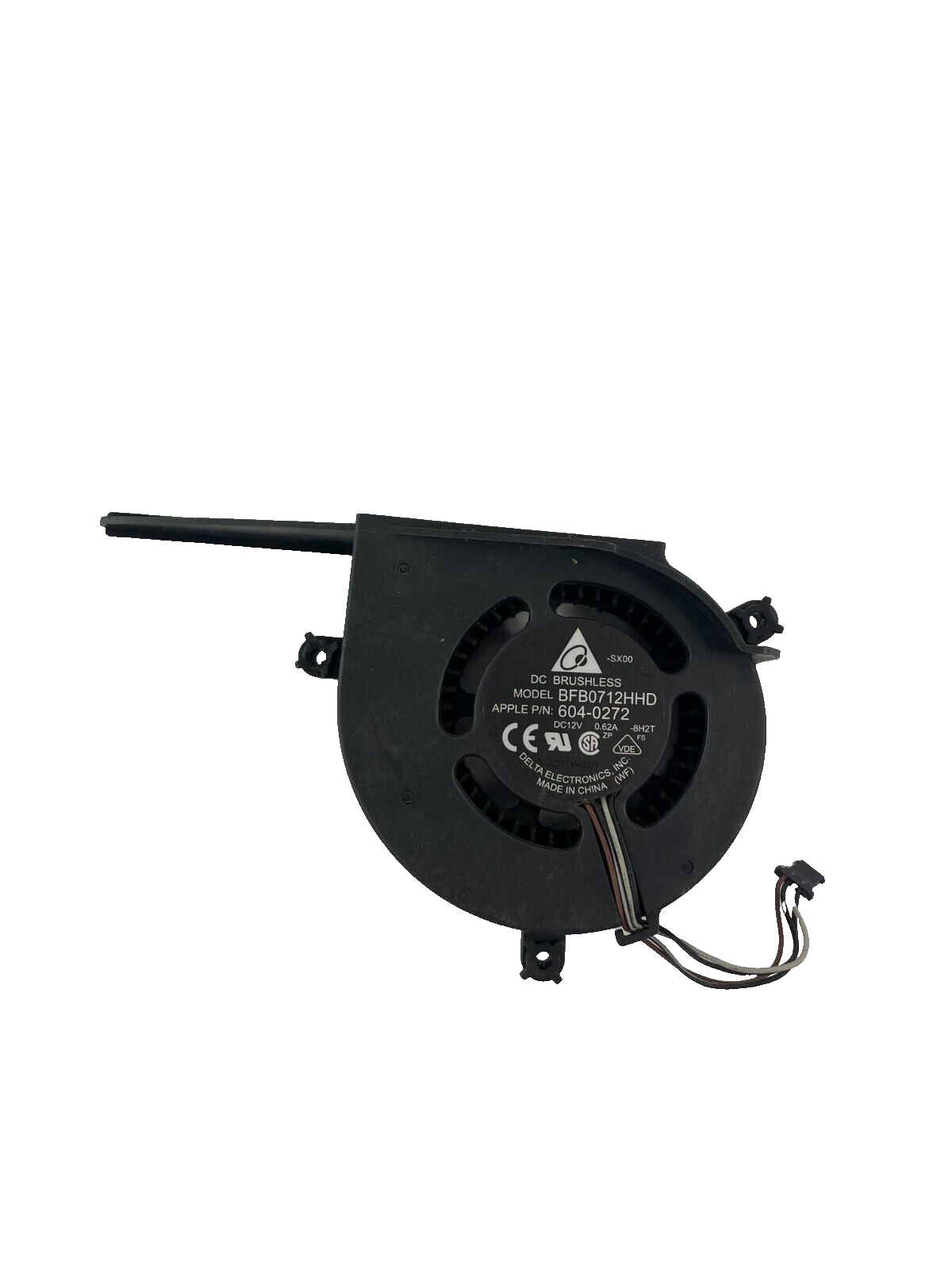 DC Brushless Apple P/N 604-0272 Model BFB0712HHD DC12V - Wire CPU Cooling Fan