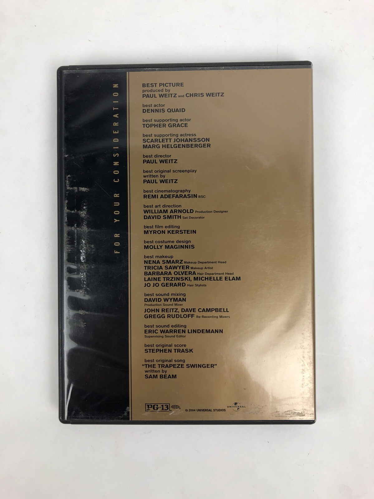 In Good Company (DVD, 2005, Full Frame) For Your Emmy Consideration Copy - Rare
