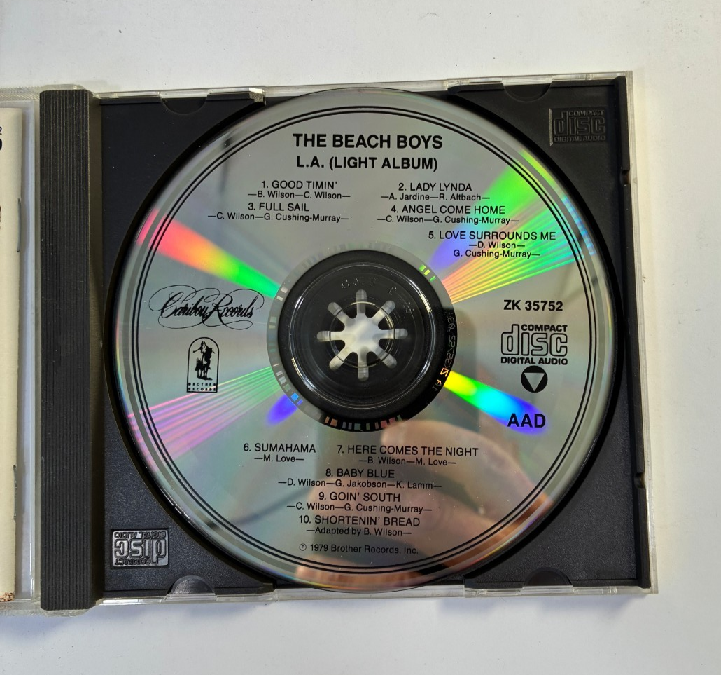 The Beach Boys L.A. Light Album CD Caribou Records 1979 Lady Lynda Good Timin