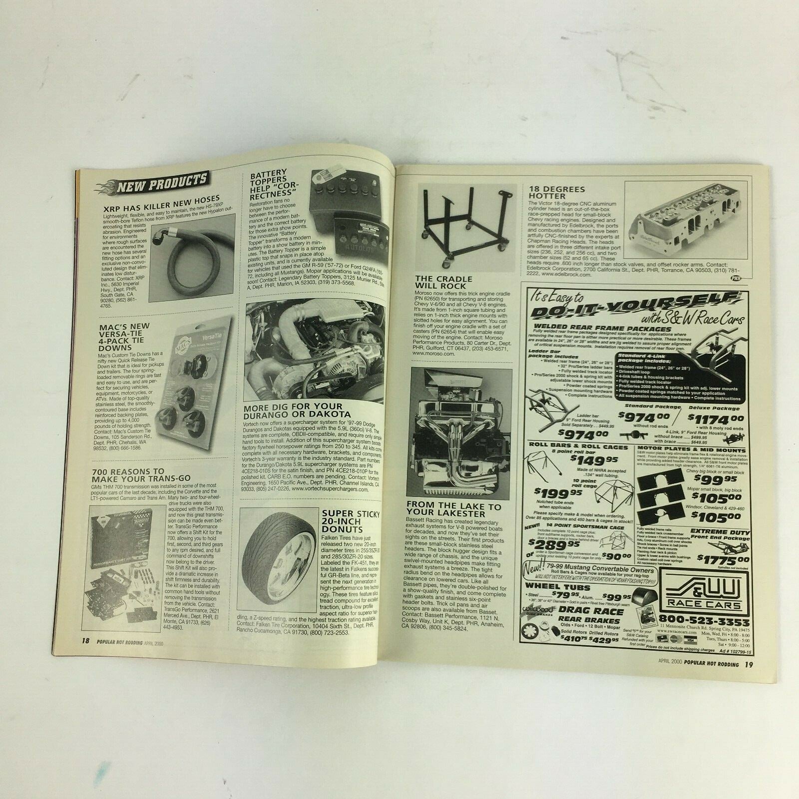April2000 Hot Rodding Magazine Highway Handler Multi-purpose Chevelle for Gettin
