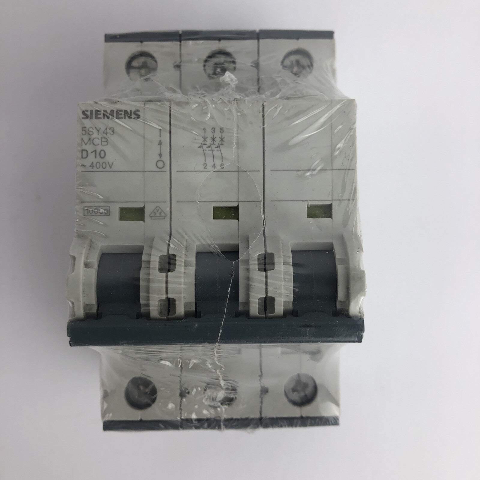 SIEMENS CIRCUIT BREAKER 5SY43 MCB D10 5SY4310-8 400V 3 POLE - Germany