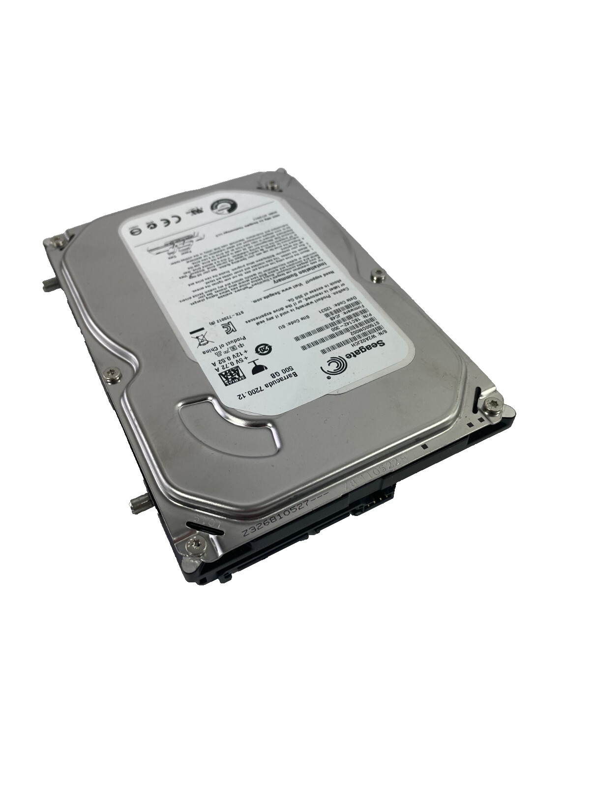 Seagate Model ST500DM002 Barracuda 7200. 12 500GB SATA Hard Drive Cache 16 MB