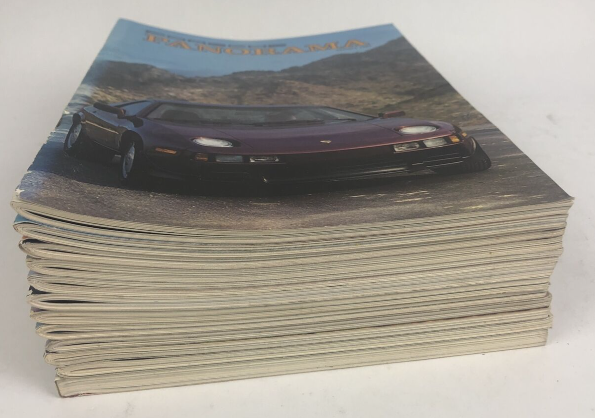 Porsche Panorama Magazine - 1985 Complete Set 30th Anniversary 12 issue -  RARE