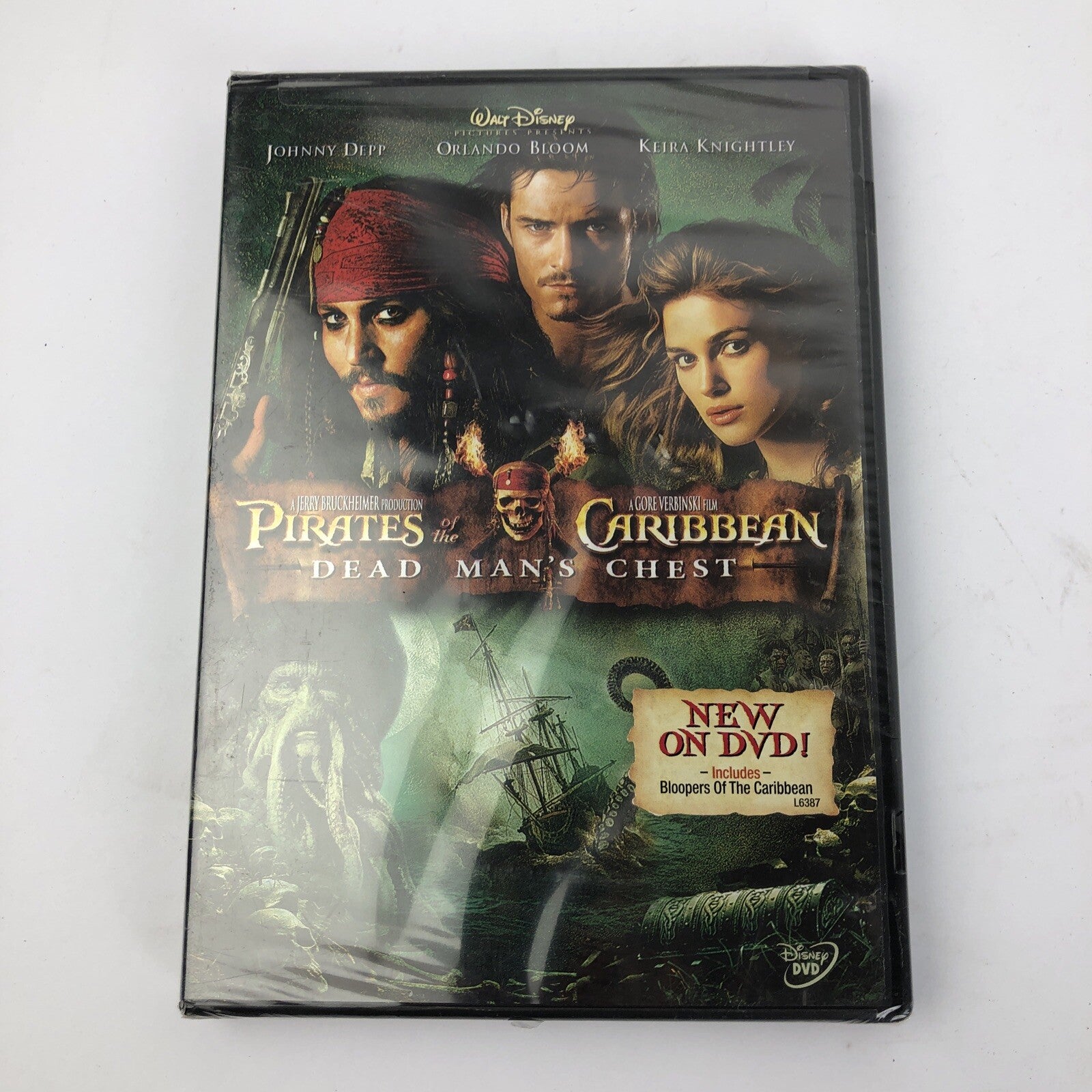 Pirates of Caribbean Dead Man's Chest 2006 2 Disc Special Edition DVD SEALED