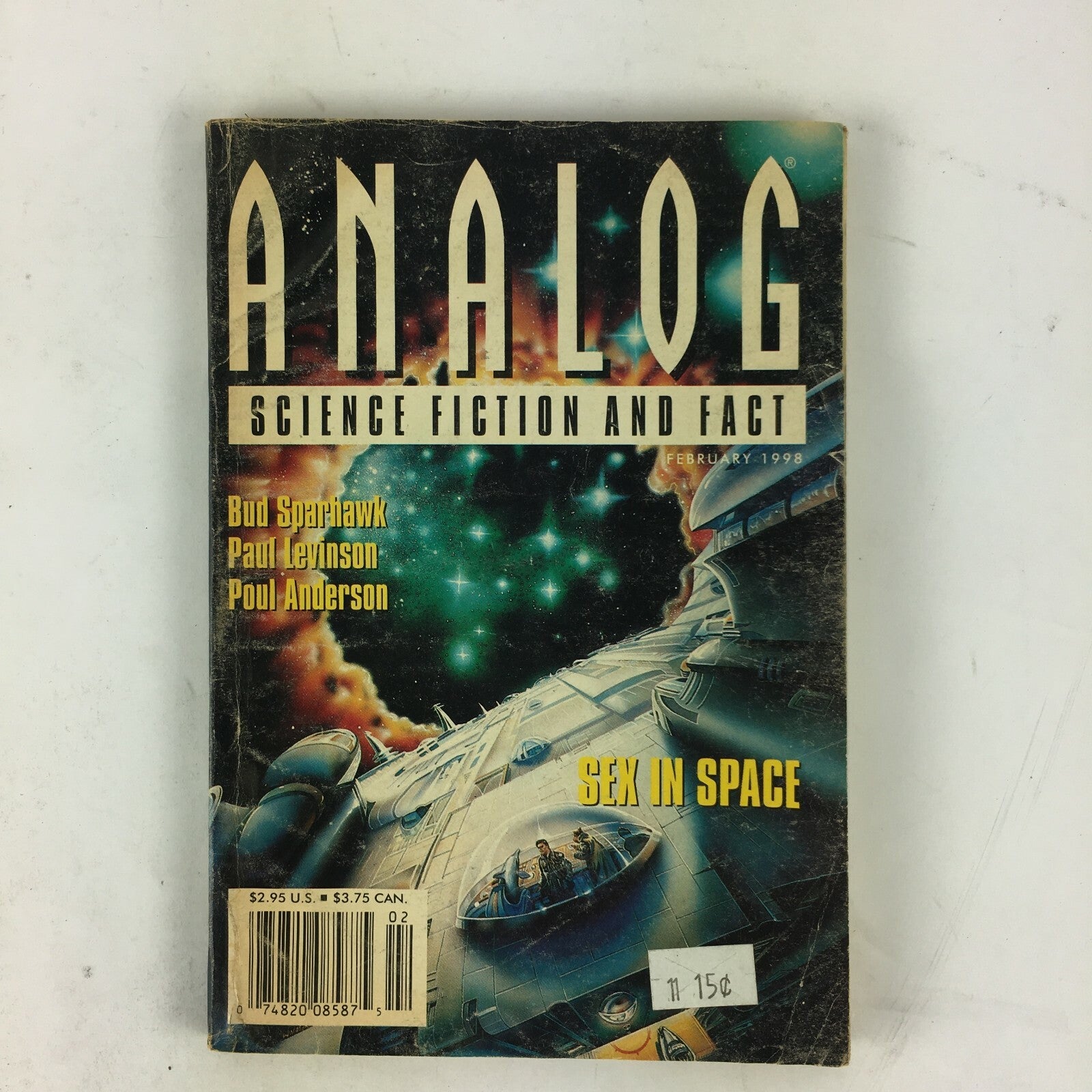 February 1998 Analog Science Fiction Fact Magazine Paul Levinson Sex In Space