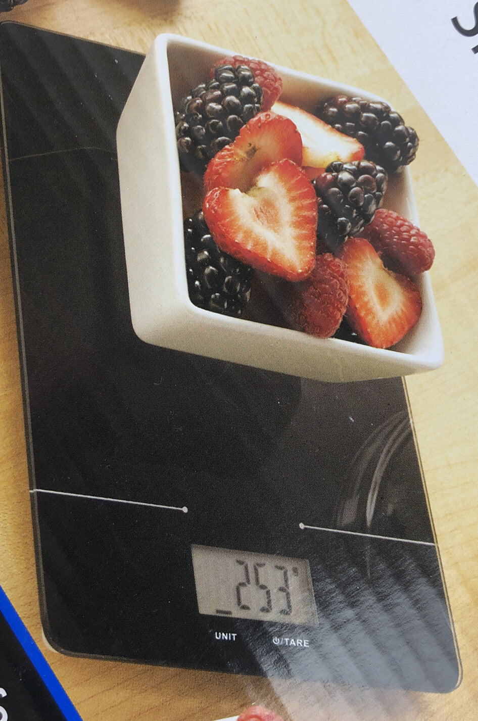 Mainstays Slimline Digital Kitchen Food Scale 11 lbs Capacity  black (34)