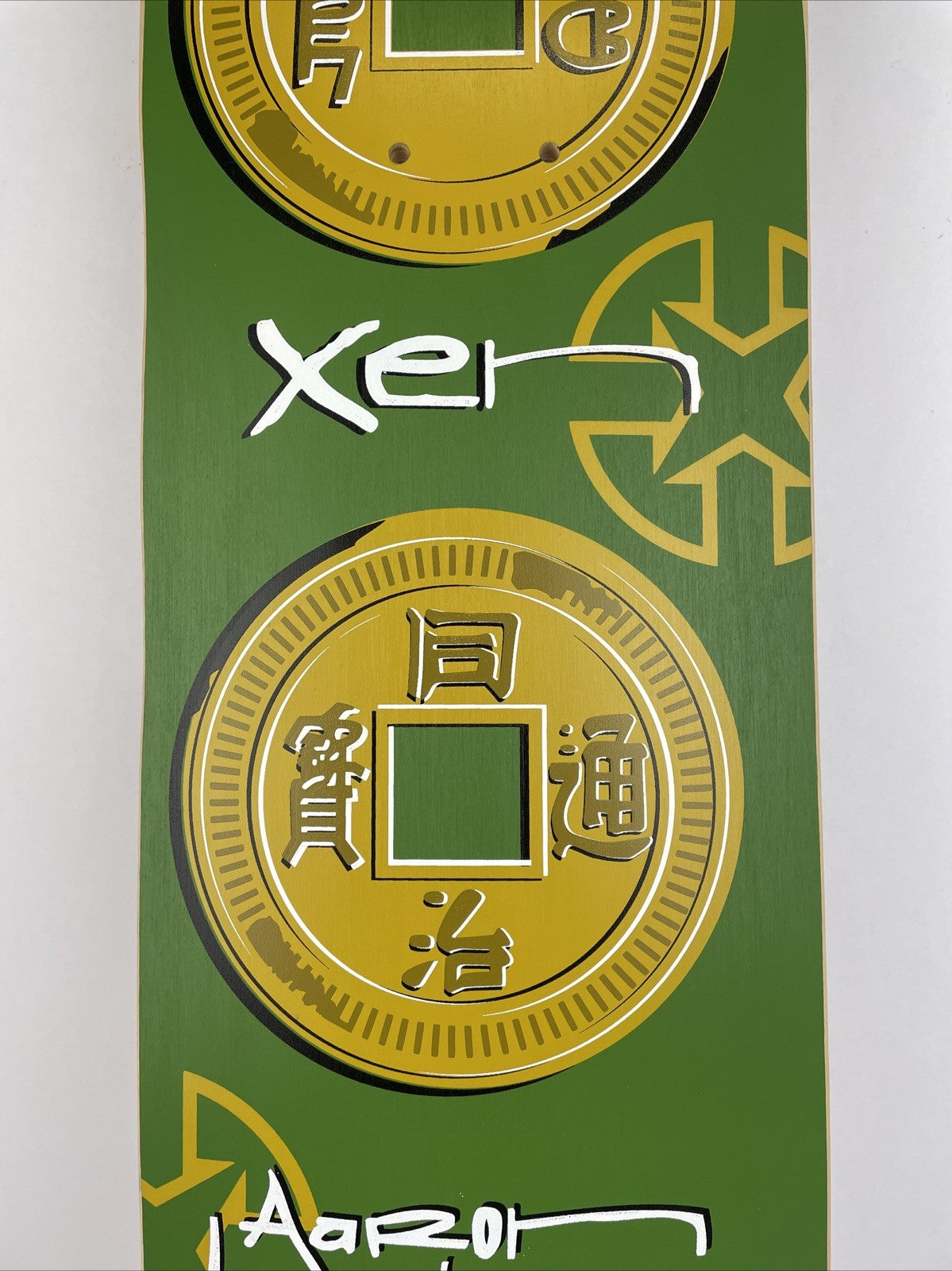 VINTAGE 1990 Aaron Jenkin Xen Skateboards Deck Screened - Andrew Mapstone