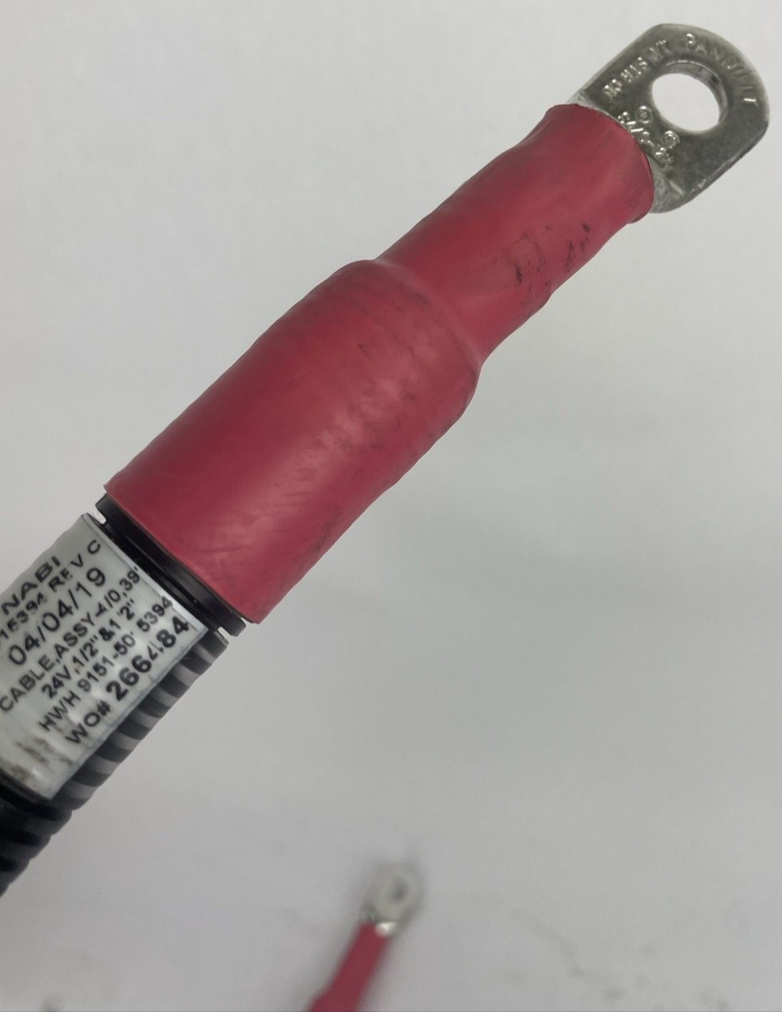 NABI Rev C Positive Battery Cable 39" 4/0 Copper Custom Made Auto-Truck-Marine