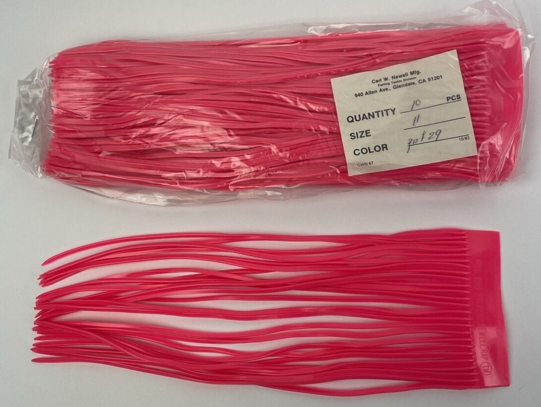 Newell MFG. Fishing Skirts 10 Pack Offshore Trolling Lure Tuna Marlin Wahoo PINK