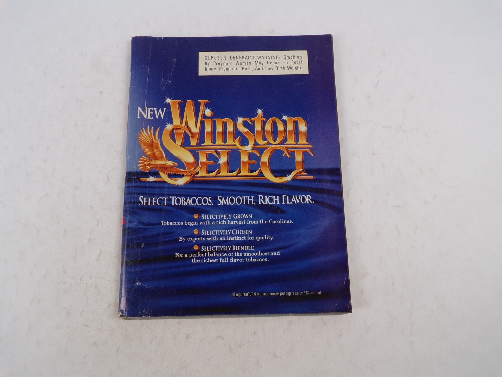 July 1987 Hot Rodding Magazine New Winston Select Select Tobaccos. Smooth,Rich