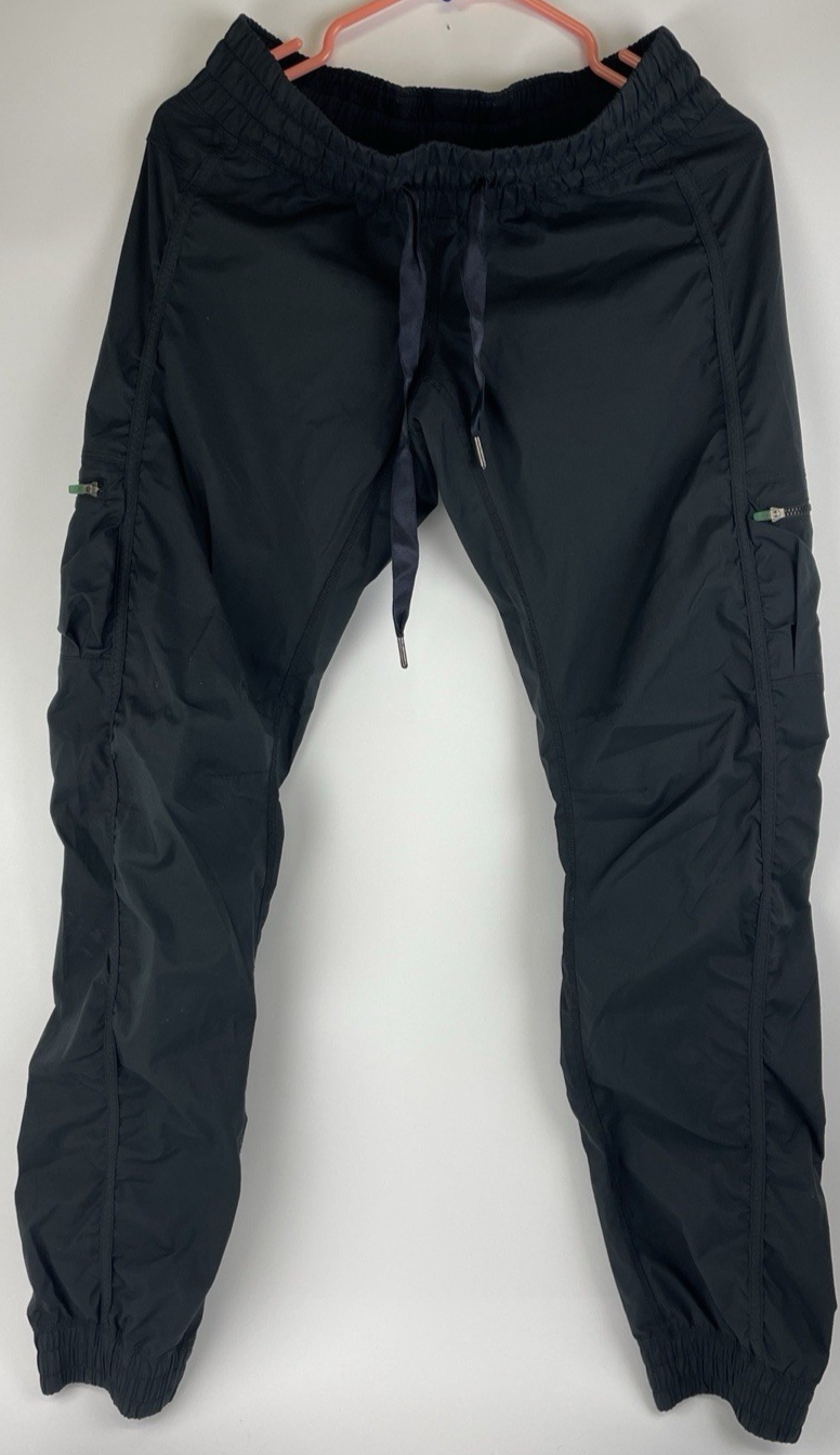 Lululemon Dance Studio Cargo Pant Women's Sz 4 Relaxed Fit Black Athleisure Y2K