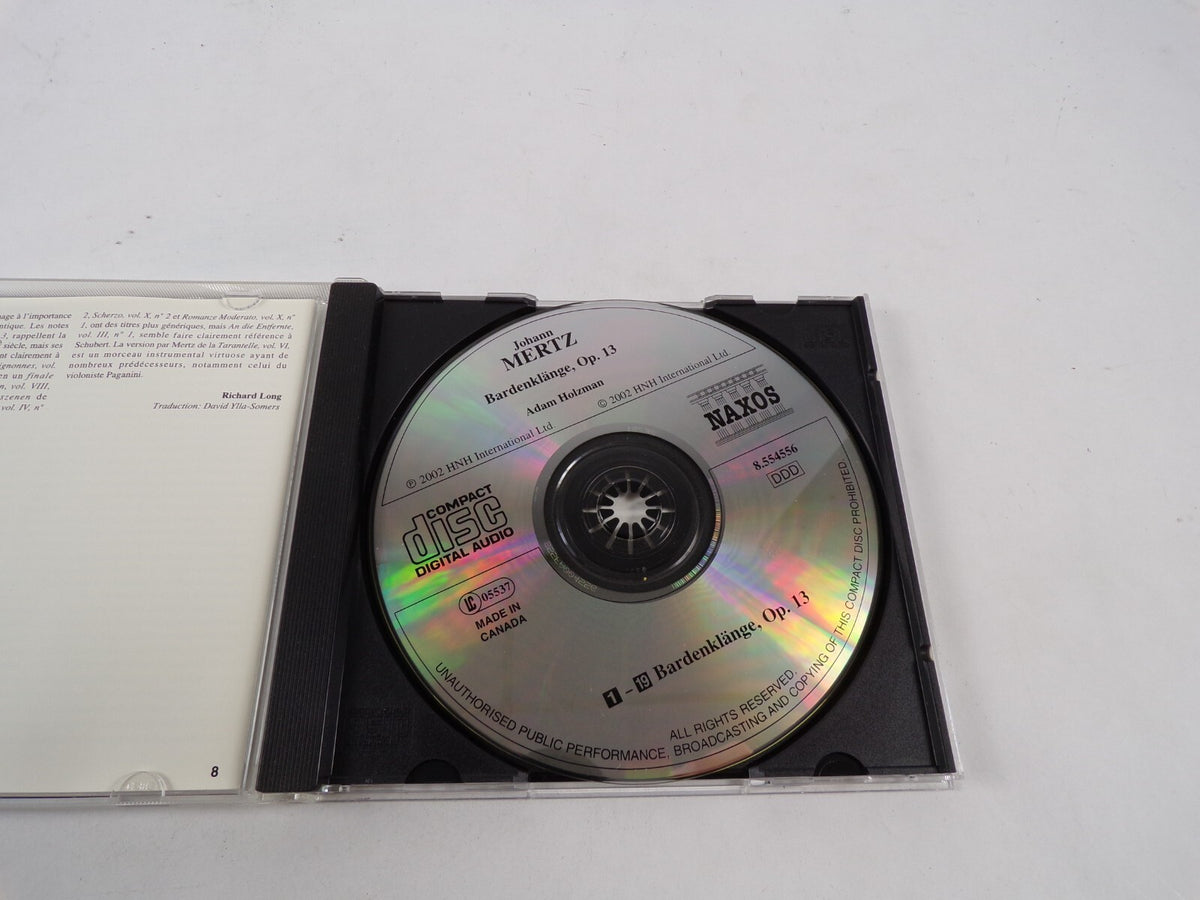 Johann Mertz Bardenklange Adam Holzman Guitar Collection CD#43