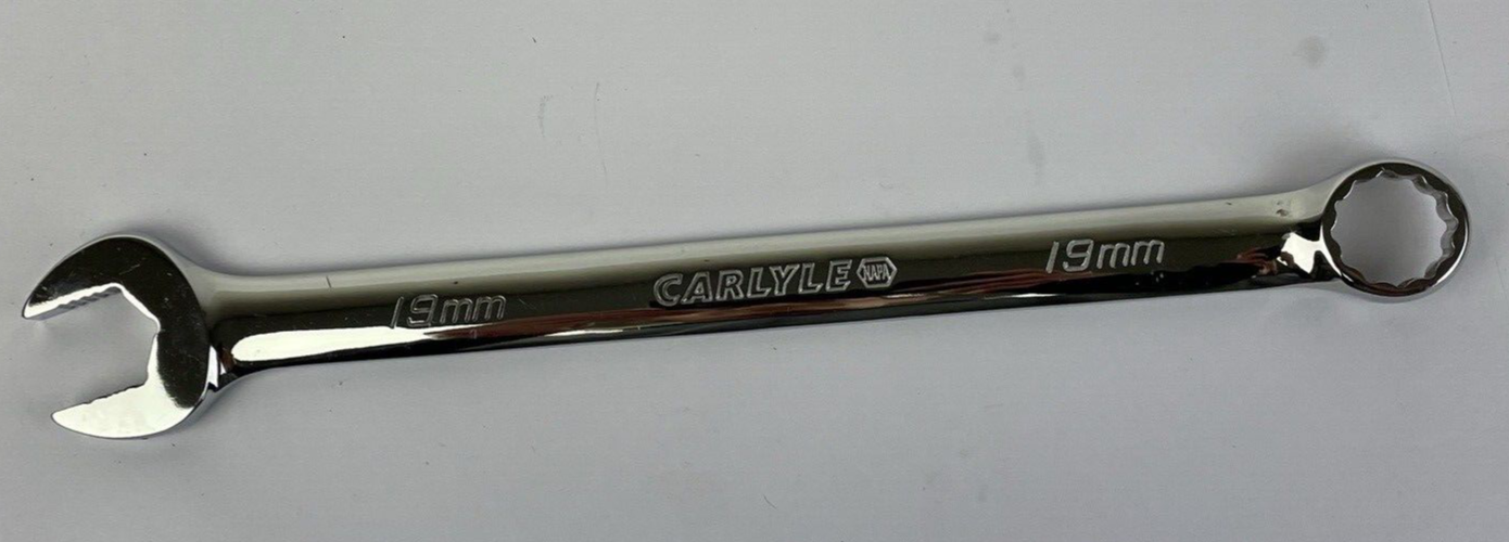 CWLNS119M Carlyle NAPA 19mm Long Non-Slip Combination Spanner 12 Point Polished