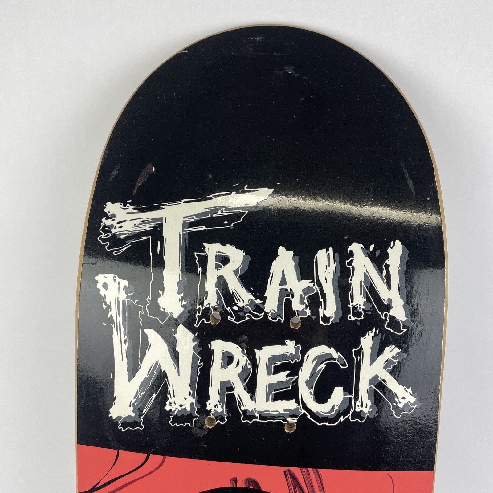 Baker Skateboards Alex Gall Train Wreck Bootleg signed autographed skateboard deck.