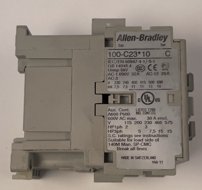 Allen-Bradley 100-C23*10 Series C IEC 23 A Contactor OEM