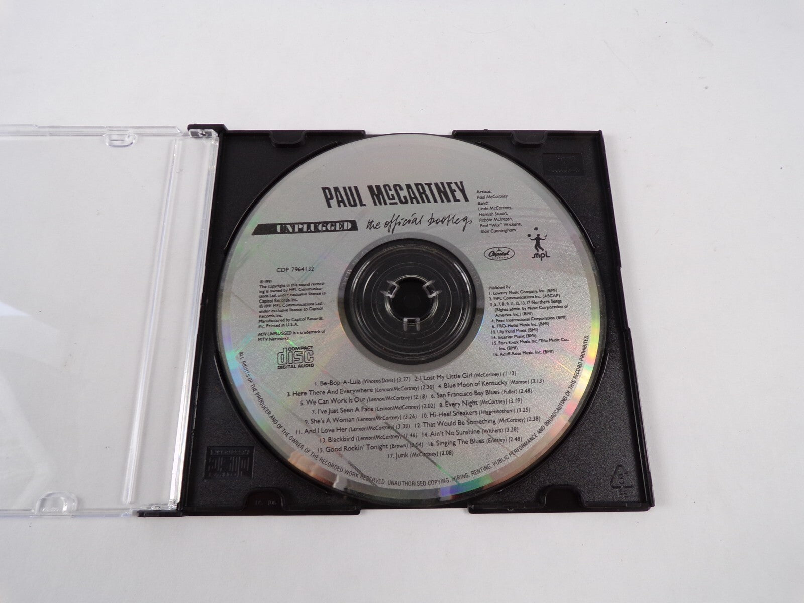 Paul Mccartney The Official Boofleg The Copyright In This Sound Recording IsCD#5