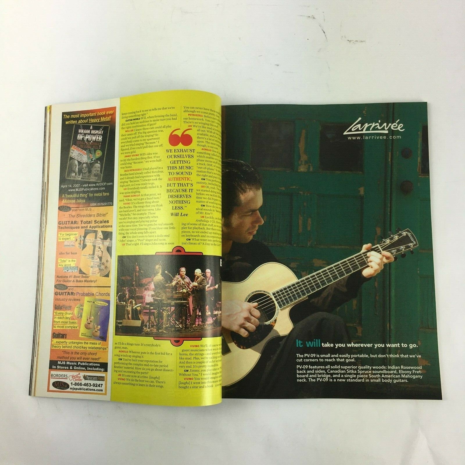 2006 Guitar World Magazine The Beatles SGT.Pepper's Clapton Tom Morello Jammin
