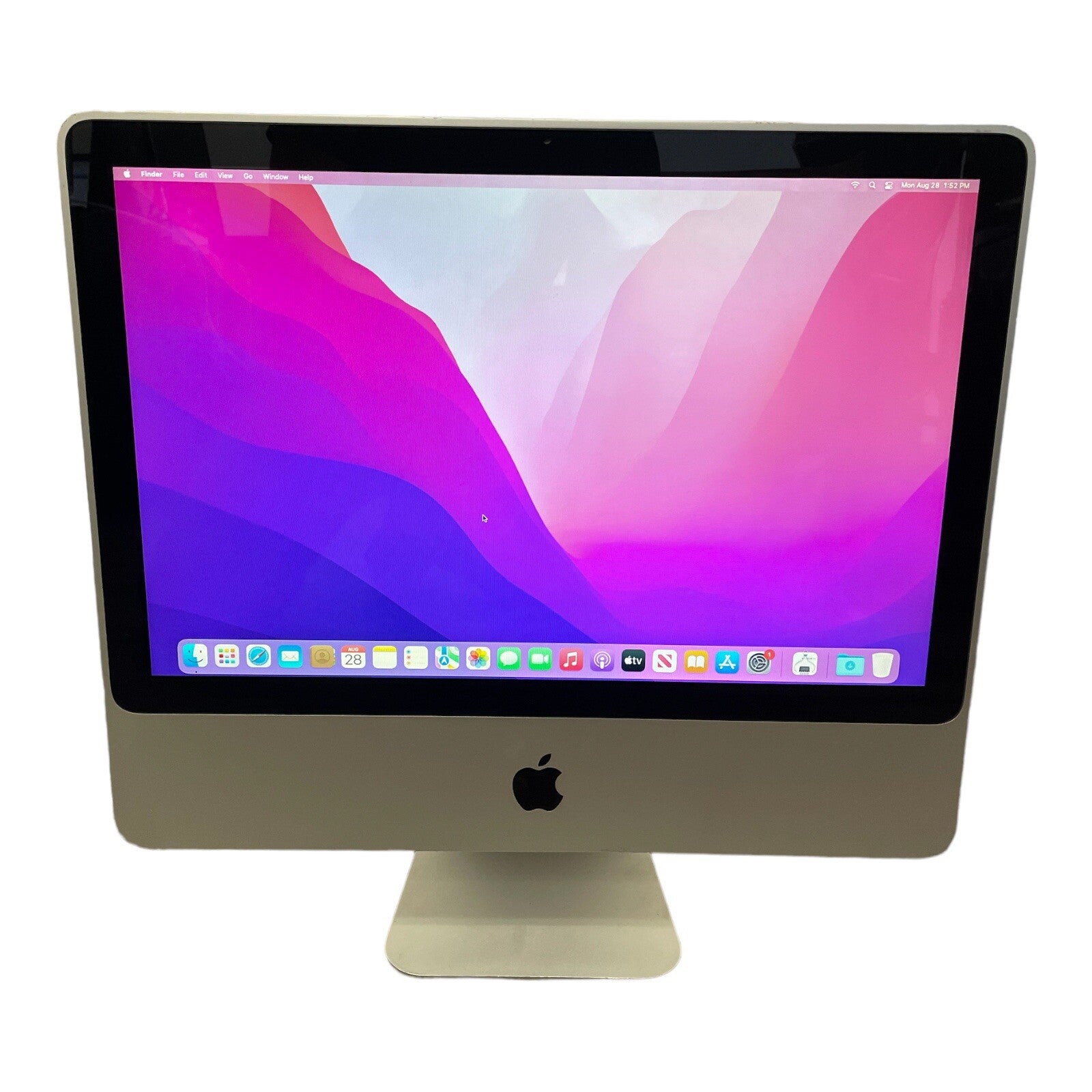 Apple iMac Core 2 Duo 2.26 GHZ - 20" - macOS Monterey  - 4GB RAM - 128 GB SSD HD