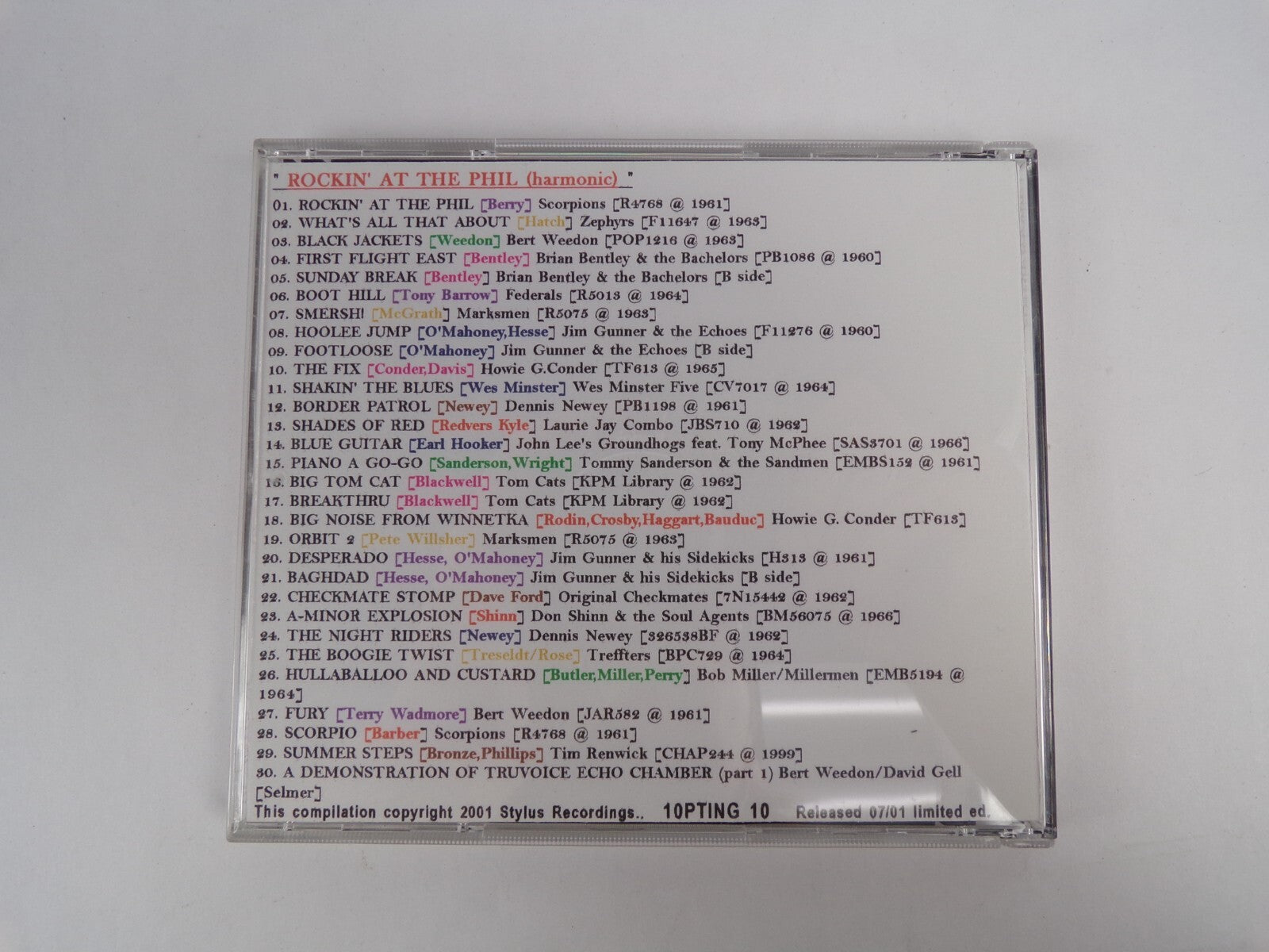 Rockin At The Phil More Mouth Watering 60'S Instrumentals CD #14