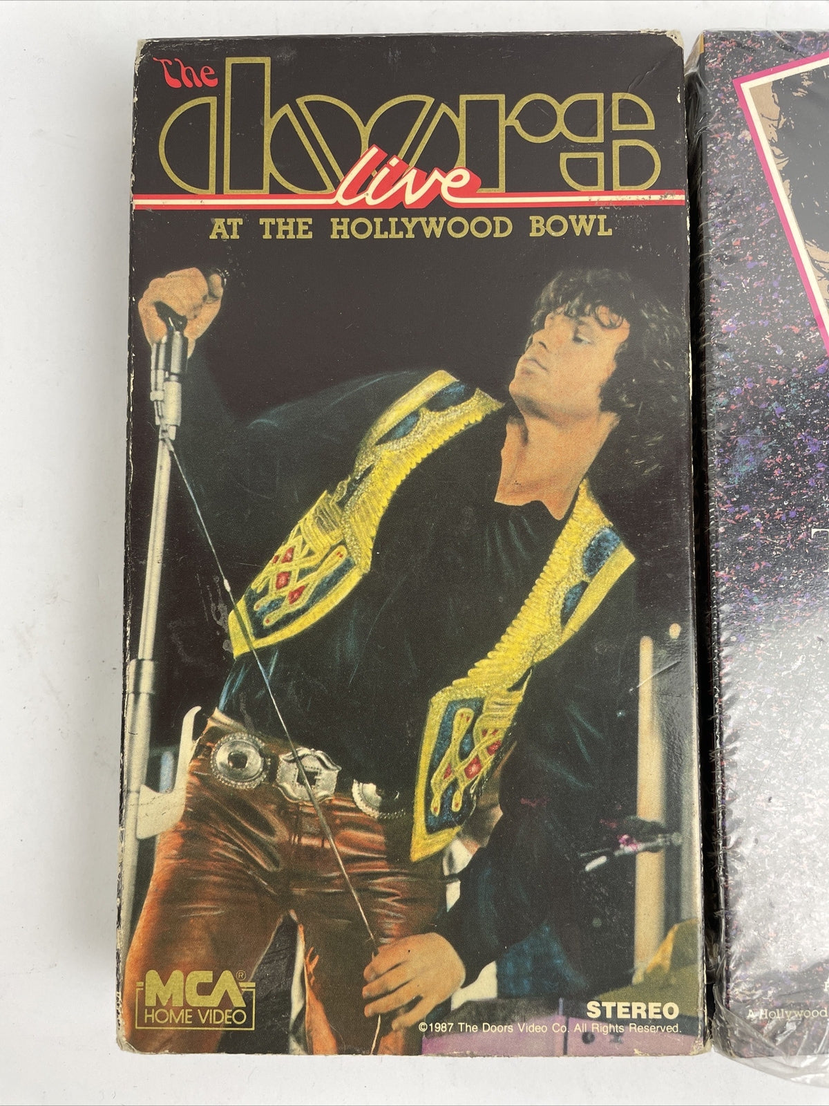 2 x The Doors Live At The Hollywood Bowl + TRIBUTE to Jim Morrison VHS Tapes Lot