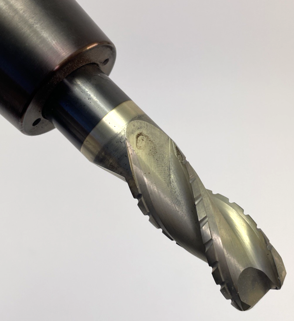 HAAS C40SF .750 x 3.15 Shrink Fit Holder 04-0048 CAT40 25K w 3 Prong End Mill