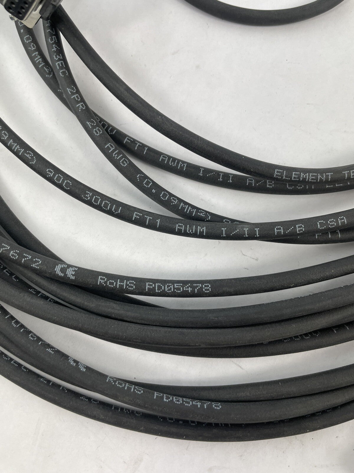 Elements' Technica 3ality Command Cable 30’ ft  232 10-pin to DB-9