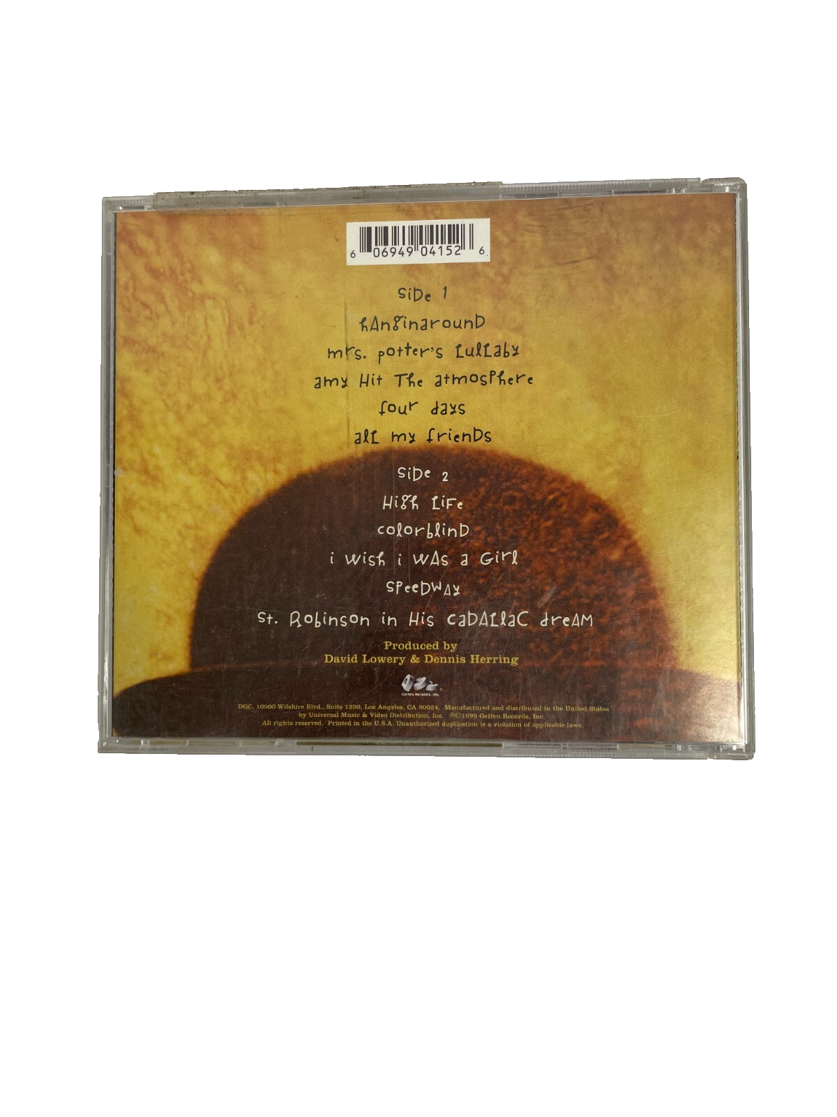 Counting Crows – This Desert Life Mrs. Potter's Lullaby All My Friends CD#29