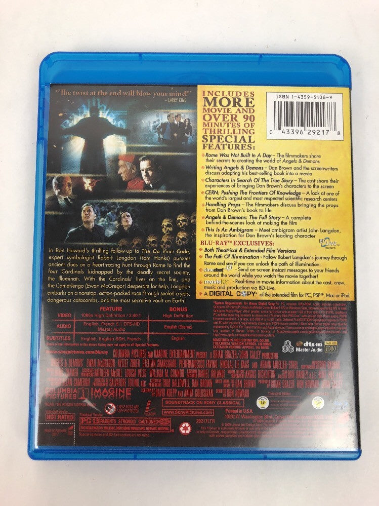 Angels  Demons (Blu-ray Disc, 2009, 2-Disc Set, Theatrical  Extended Editions)