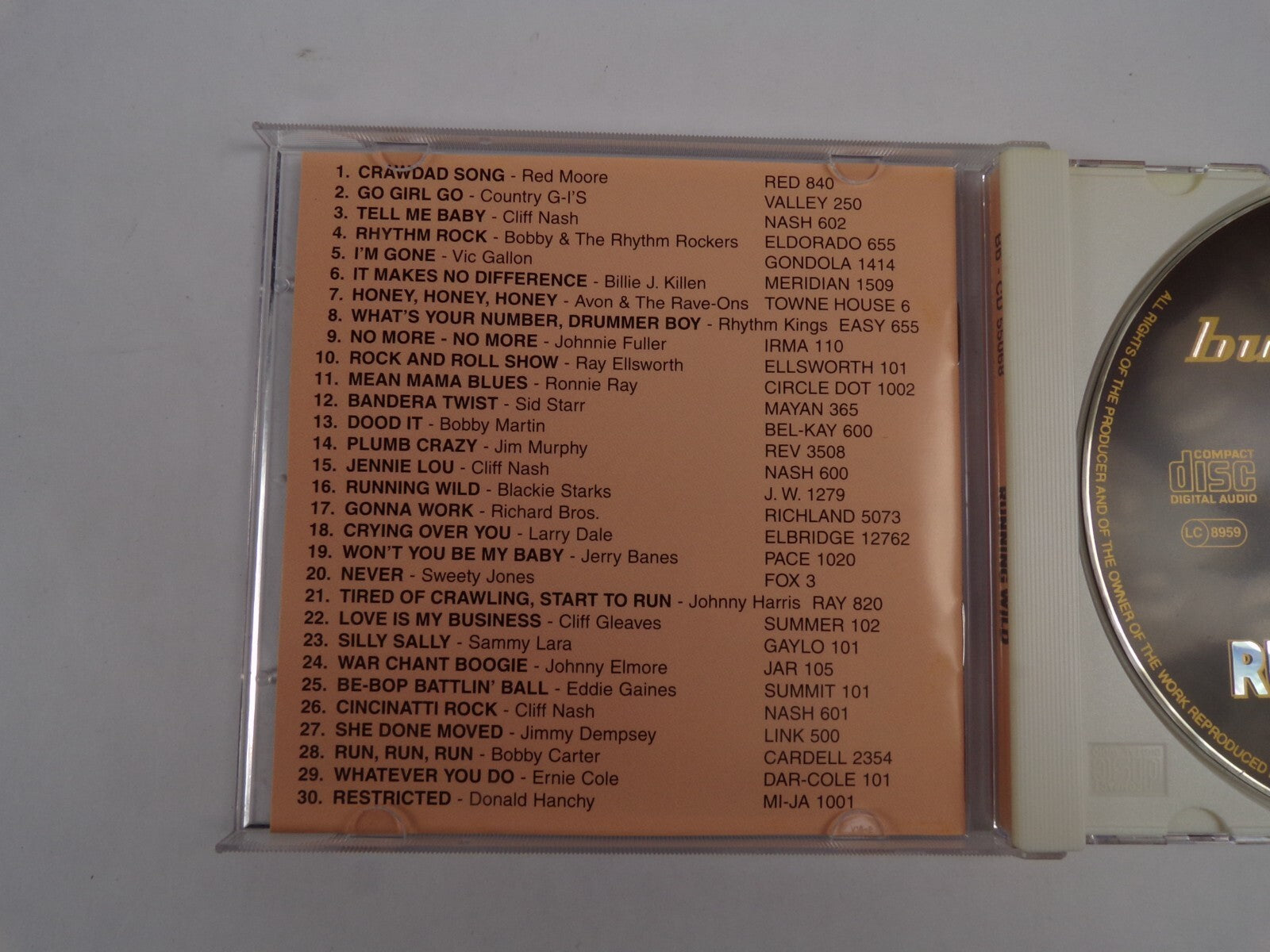 Running Wild Crawdad Song I'm Gone No More No More Dood It Jennie Lou CD#41