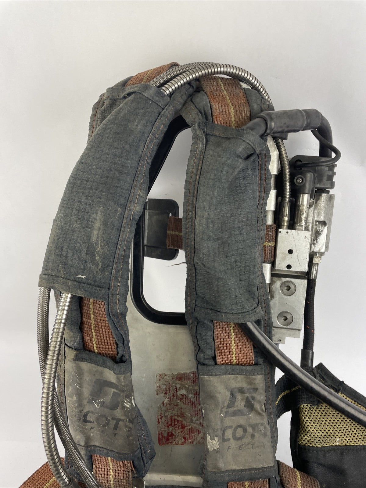 SCOTT SAFETY 4.5 4500 SCBA Air Pack Harness EZ-Flow Air Pak Plus with Sensor M
