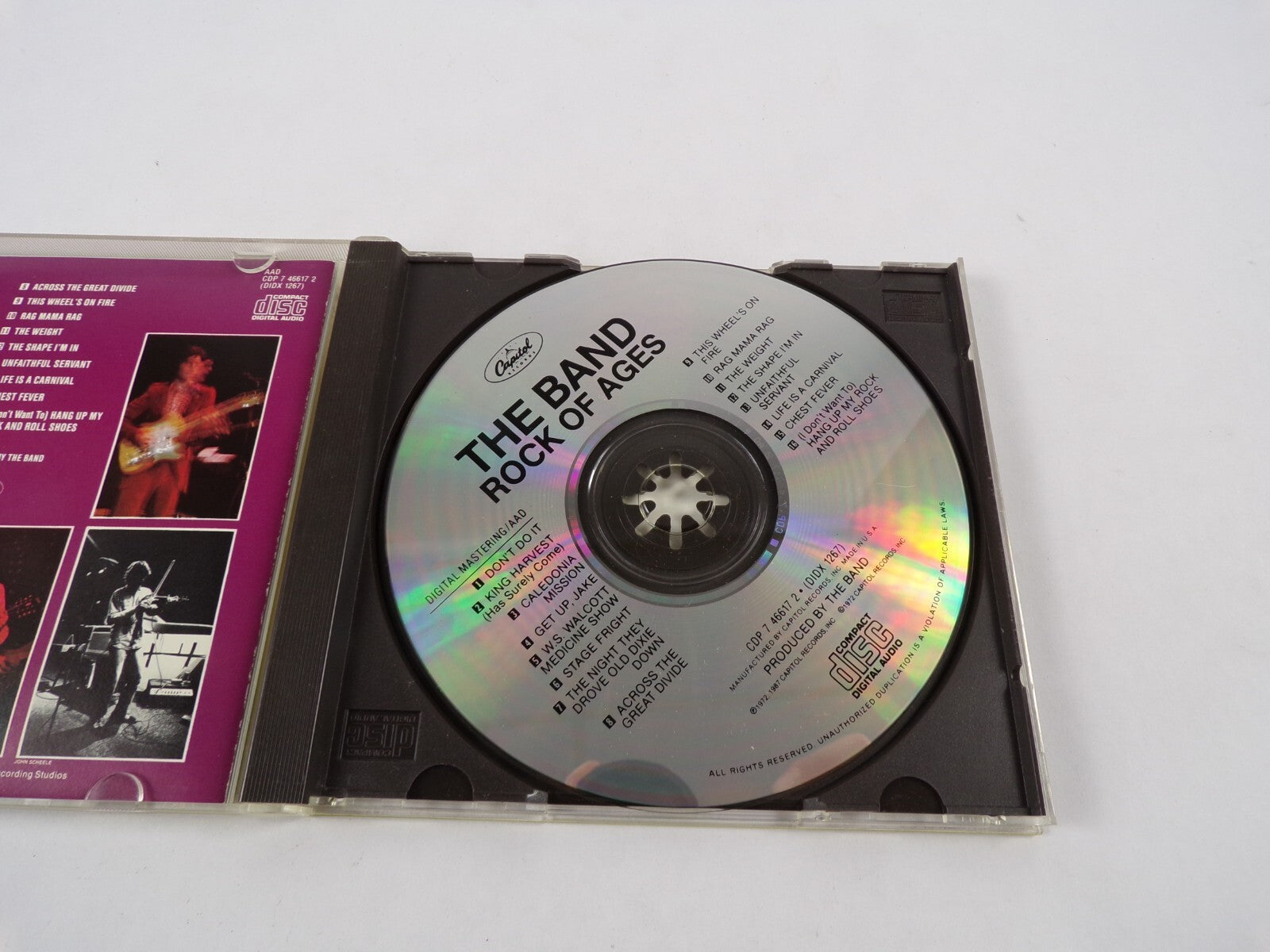 The Band Rock Of Ages Special Abridged Compact Disc Version Of The Two Set CD#45