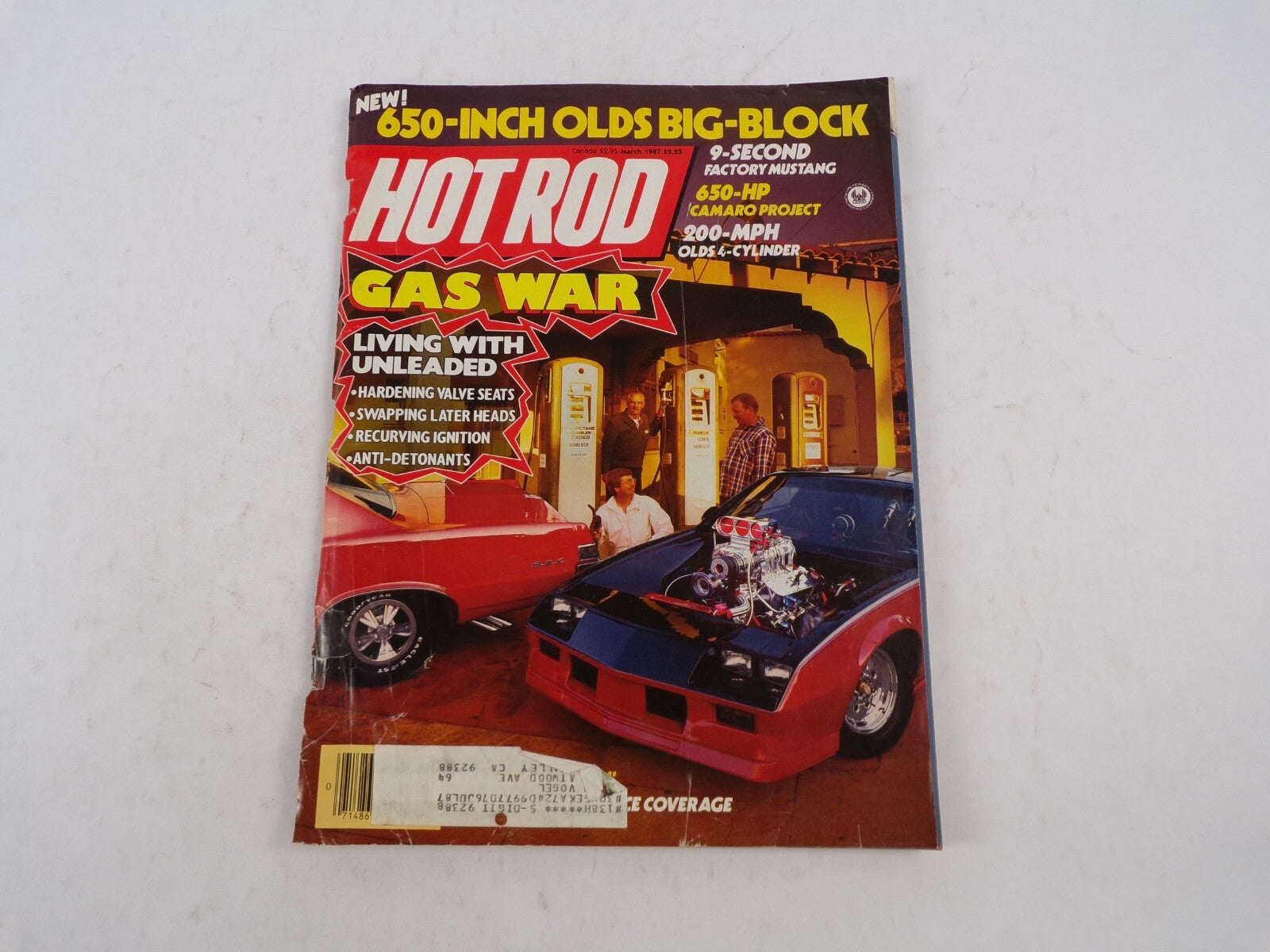July 1987 Hot Rodding Magazine New! 650-Inch Olds Big-Block Gas War Living With