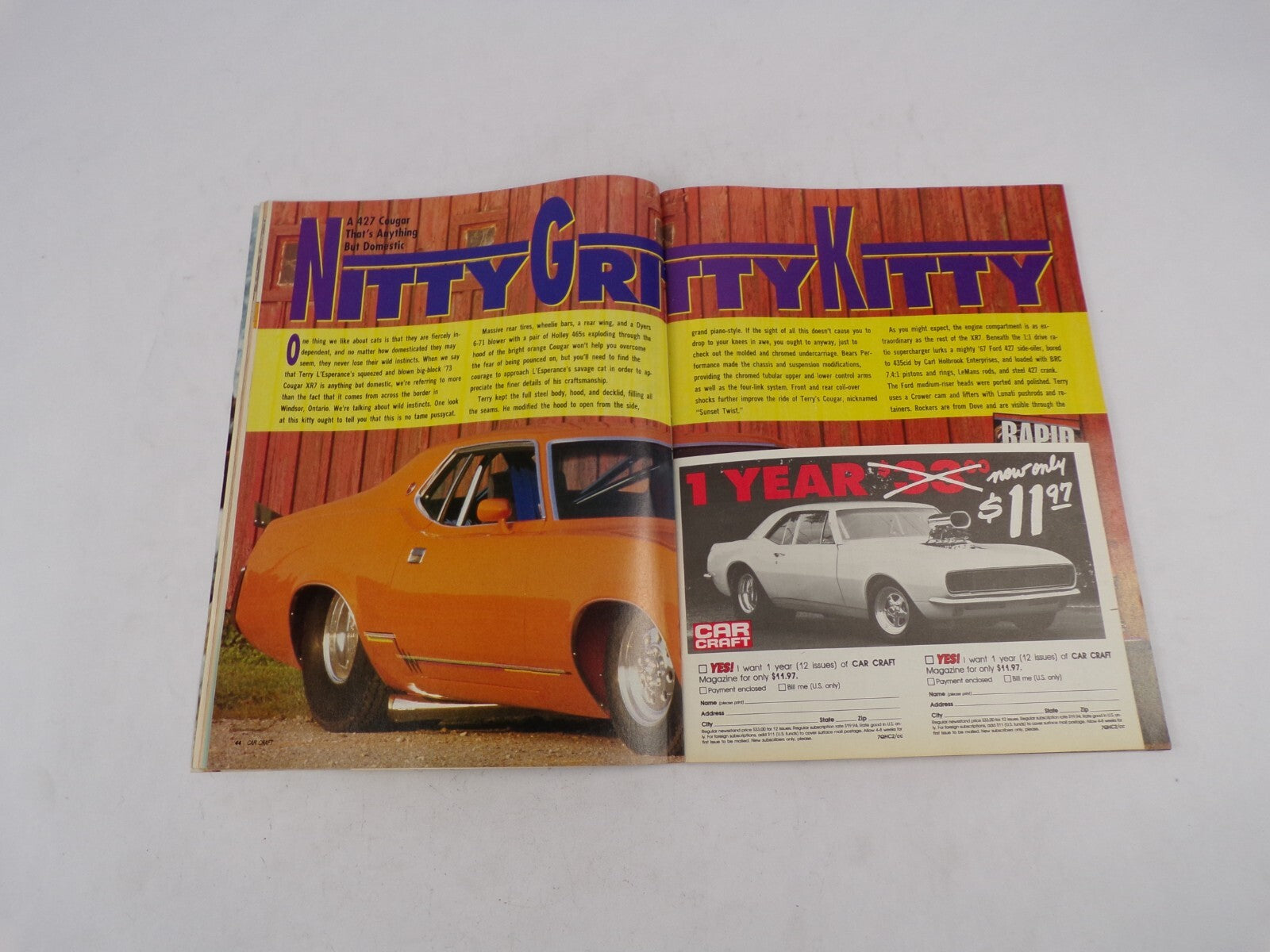 March 1991 Car Craft Muscle & Beauty America's Hottest Bodies! New Chevy Perform
