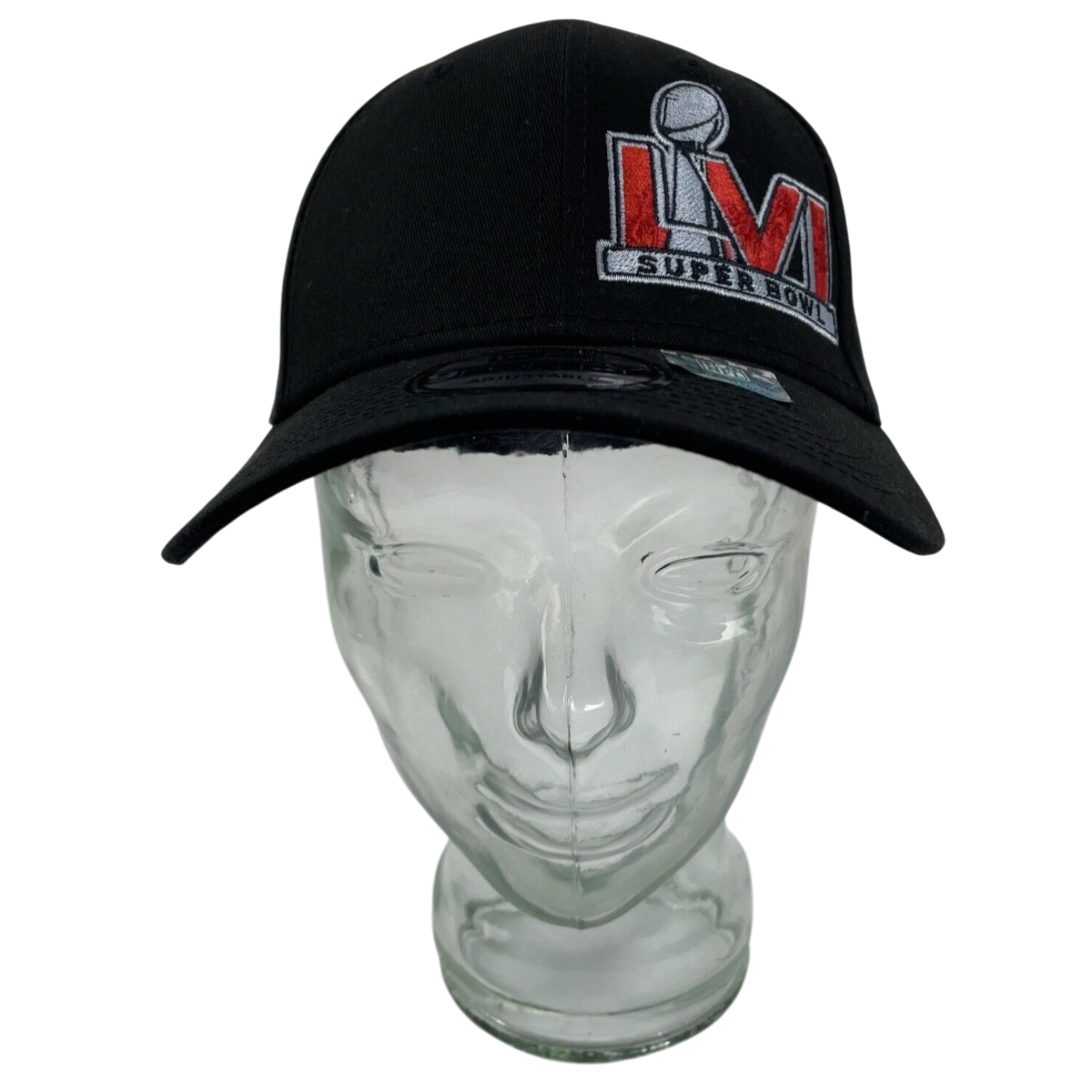 Super Bowl LVI Hat Cap Official NFL Adjustable Strap Black New Era 9Forty OSFM