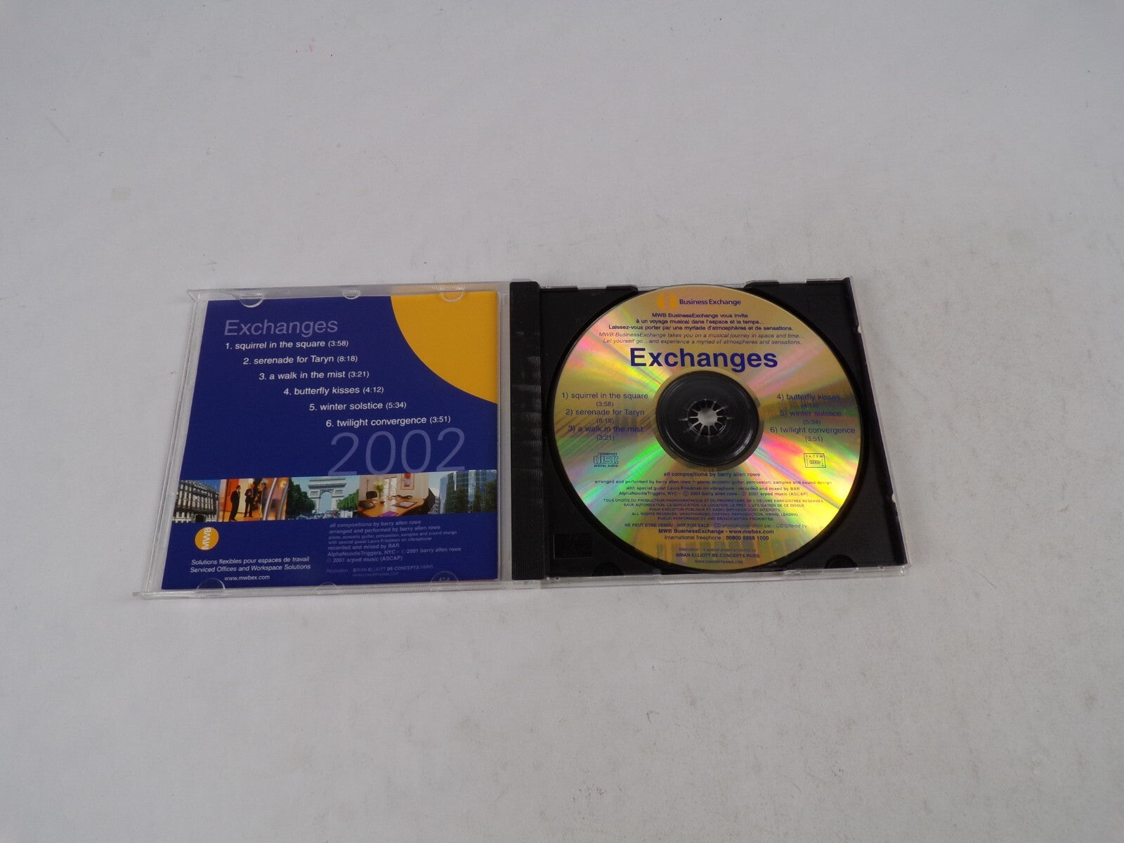 Exchanges Squirrel In The Square Serenade For Taryn A Walk In The Mist CD#34