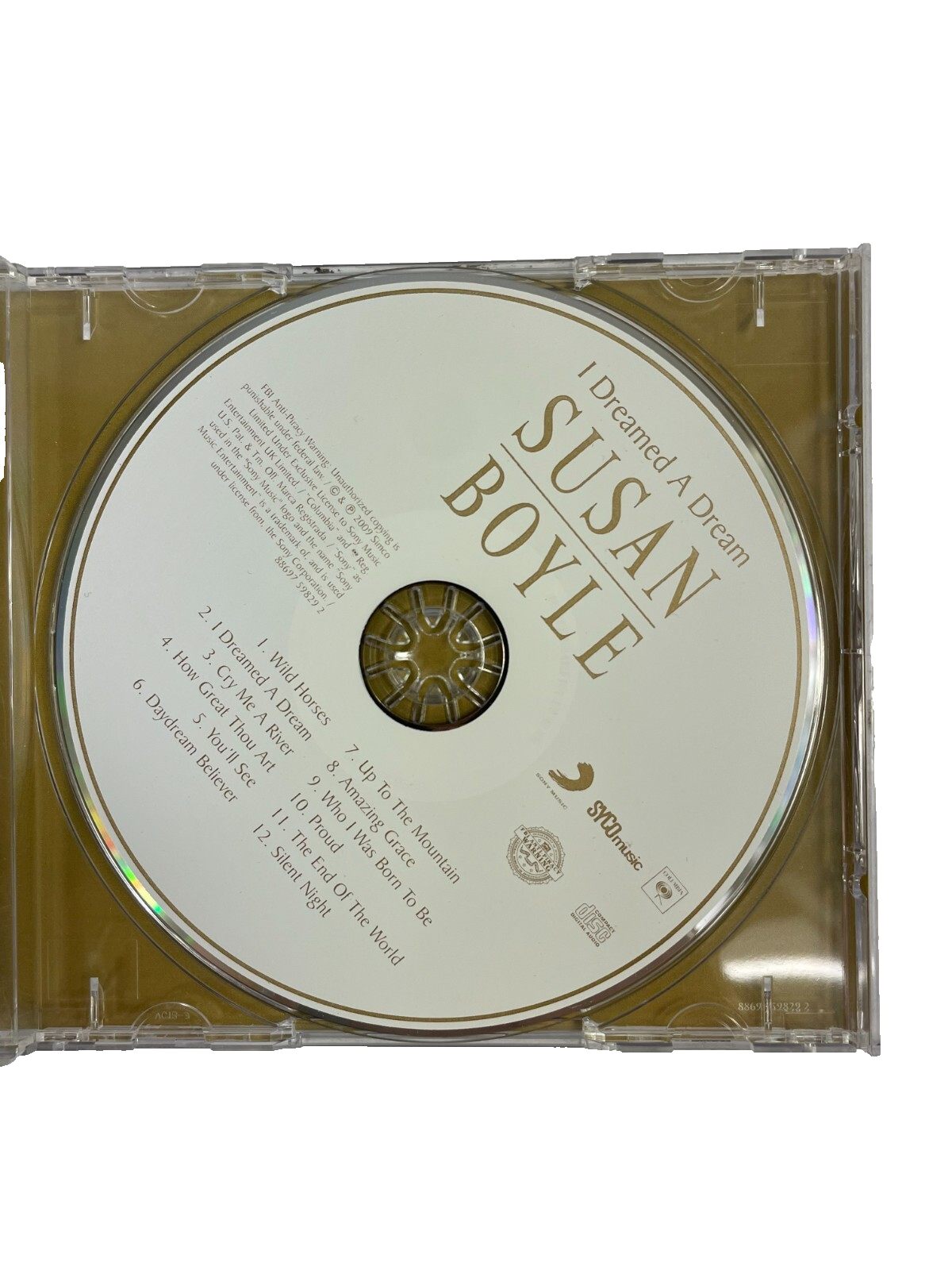 I Dreamed A Dream Susan Boyle Wild Horses You'll See Cry Me A River CD#14