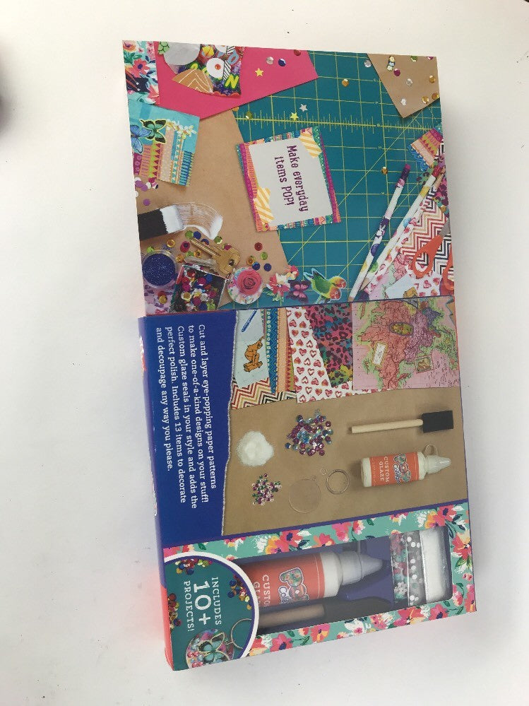 Pop Collage Book Kit Klutz  730767858636 Make Your Stuff Stand Out 10 Projects