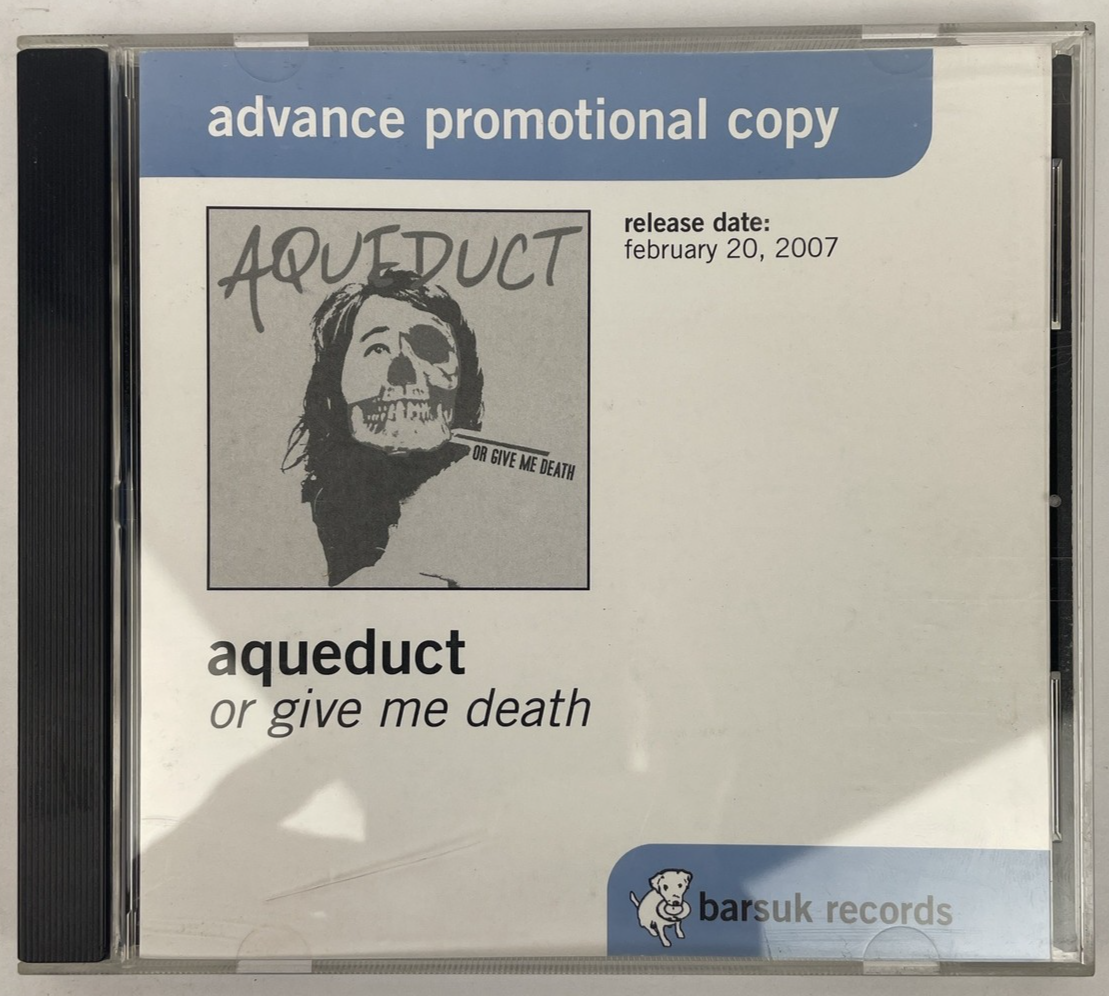 Aqueduct - Or Give Me Death (Promotional Digital Audio CD) barsuk  records    #2
